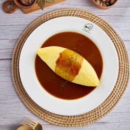 ข้าวห่อไข่หน้าซอสแกงกะหรี่