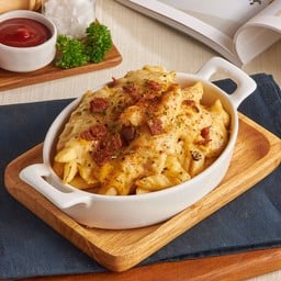 เฟรนช์ฟรายราดซอสอบชีส