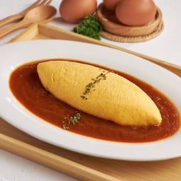 ไข่ลาวาราดซอสมะเขือเทศ