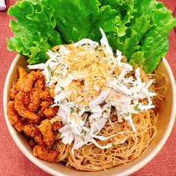 หมี่ไก่ฉีกธรรมดา