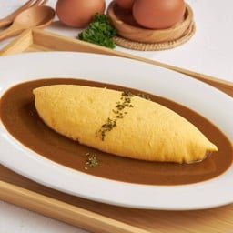 ไข่ลาวาราดซอสแกงกะหรี่