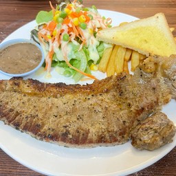 สเต็กเนื้อสันนอก