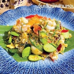 วุ้นเส้นผัด 3 หอม