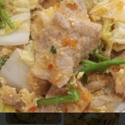 สุกี้แห้งหมู