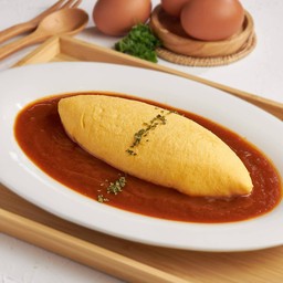 ไข่ลาวาราดซอสมะเขือเทศ