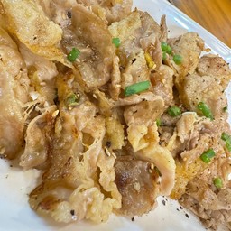 เนื้อสไลด์ทุกชิ้นส่วนคุกฝุ่น