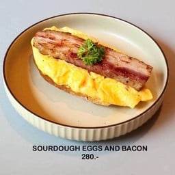 Sourdough Eggs And Bacon - เบค่อนไข่ซาวโด