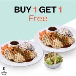 <📌1แถม1> สเต็กอกไก่ย่าง ซอสแจ่ว 1ชุด ฟรี อีก1ชุด