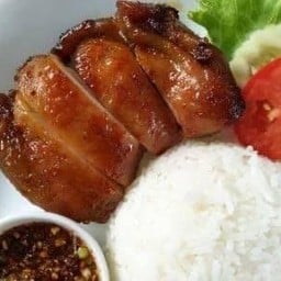ข้าวมันไก่ย่าง