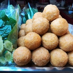 ยำข้าวทอด(มังสวิรัติ)