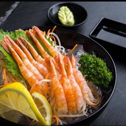 ซาชิมิกุ้งหวานอามะเอบิ