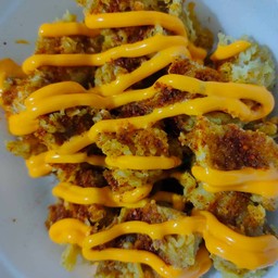 ข้าวไก่วิ้งแซบราดชีท (สันใน)
