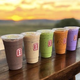 แก้ว 20 oz เครื่องดื่มชงไว้แล้ว หวานน้อยกำลังดี เลือกความหวานไม่ได้