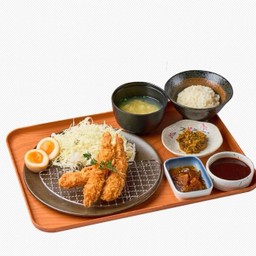 เซตคัตสึกุ้ง3ตัว ไข่เยิ้ม
