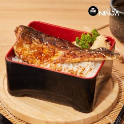 ข้าวหน้าปลาซาบะเทอริยากิ