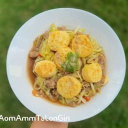ผ้ดกุ่ยช่ายขาวเต้าหู้หมูสับ