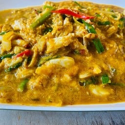 เนื้อปูผัดผงกระหรี่