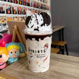 นมหมีโอริโอ้ปั่น วิปครีม