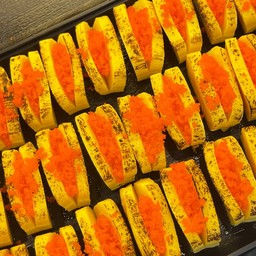 ไข่หวานเบิร์นหน้าไข่กุ้ง(ไม่มีข้าวนะคะ)