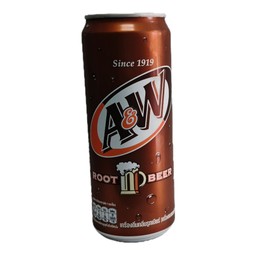 เอแอนด์ดับบลิว รสชาติรูทเบียร์ (กระป๋อง)