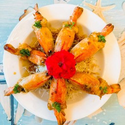 กุ้งแม่น้ำซอสมะขาม