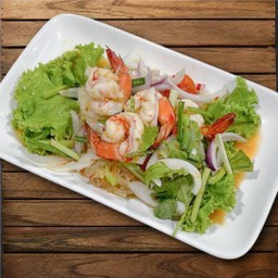 ยำวุ้นเส้นกุ้ง