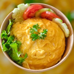 Creamy Omelet With Rice