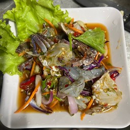 เหลาปูม้ากุ้งสด