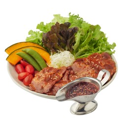 สลัดบาร์บีคิวหมูเกาหลี