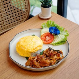 ข้าวต้มยำไก่ไข่ข้น