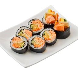 แซลมอน วาซาบิมาโย คิมบับ