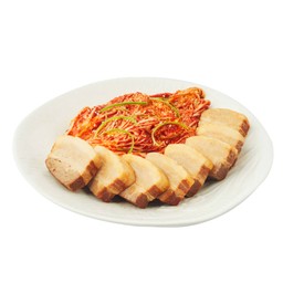 ซูกิชิ โบซัม (หมูสามชั้นสไตล์เกาหลีและกิมจิสด)