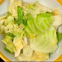 กะหล่ำปลีผัดน้ำปลา@เป็นกับ