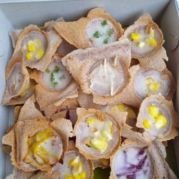 ขนมครกแป้งกรอบ 28ฝา  (แป้งบาง-ไส้น้อย)