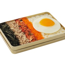 ข้าวเขย่าไข่กุ้งหมูผัดซอสเกาหลี