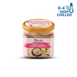 รากบัวดองยูสุสไตล์เกาหลี 350g - แช่เย็น