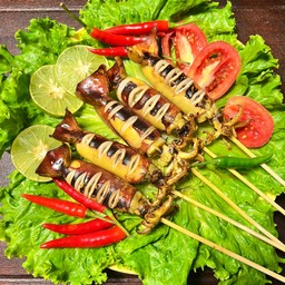 เซ็ต!!หมึกดำยัดไข่(เล็ก) 4ไม้