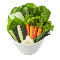 ผักสดรวมมิตร (ทานคู่บาร์บีคิว)