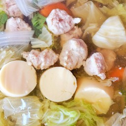 ต้มจืดเต้าฮู้ หมูสับเด้ง