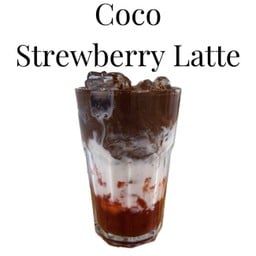 Coco Strawberry Latte 🍓🍫