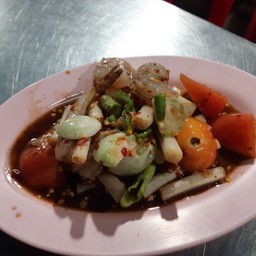 ตำไหลบัวกุ้งสด