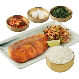 ชุดปลาแซลมอนย่างซอสบูลโกกิ