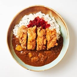 แกงกะหรี่ไก่ทอด