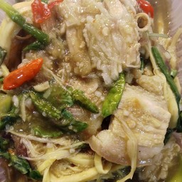 หมกหน่อไม้หมูสามชั้น