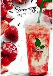 สตรอเบอรี่โยเกิร์ตปั่น