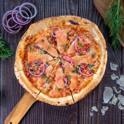 แซลมอนรมควันพิซซ่า (6 นิ้ว)