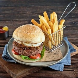 เบอร์เกอร์เนื้อวากิว