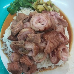 ข้าวราดไส้พะโล้ [ข้าวขาหมูตรอกซุง]