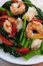 ข้าวคะน้าทะเล