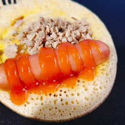 โตเกียวหมูสับไข่+ไส่กรอก